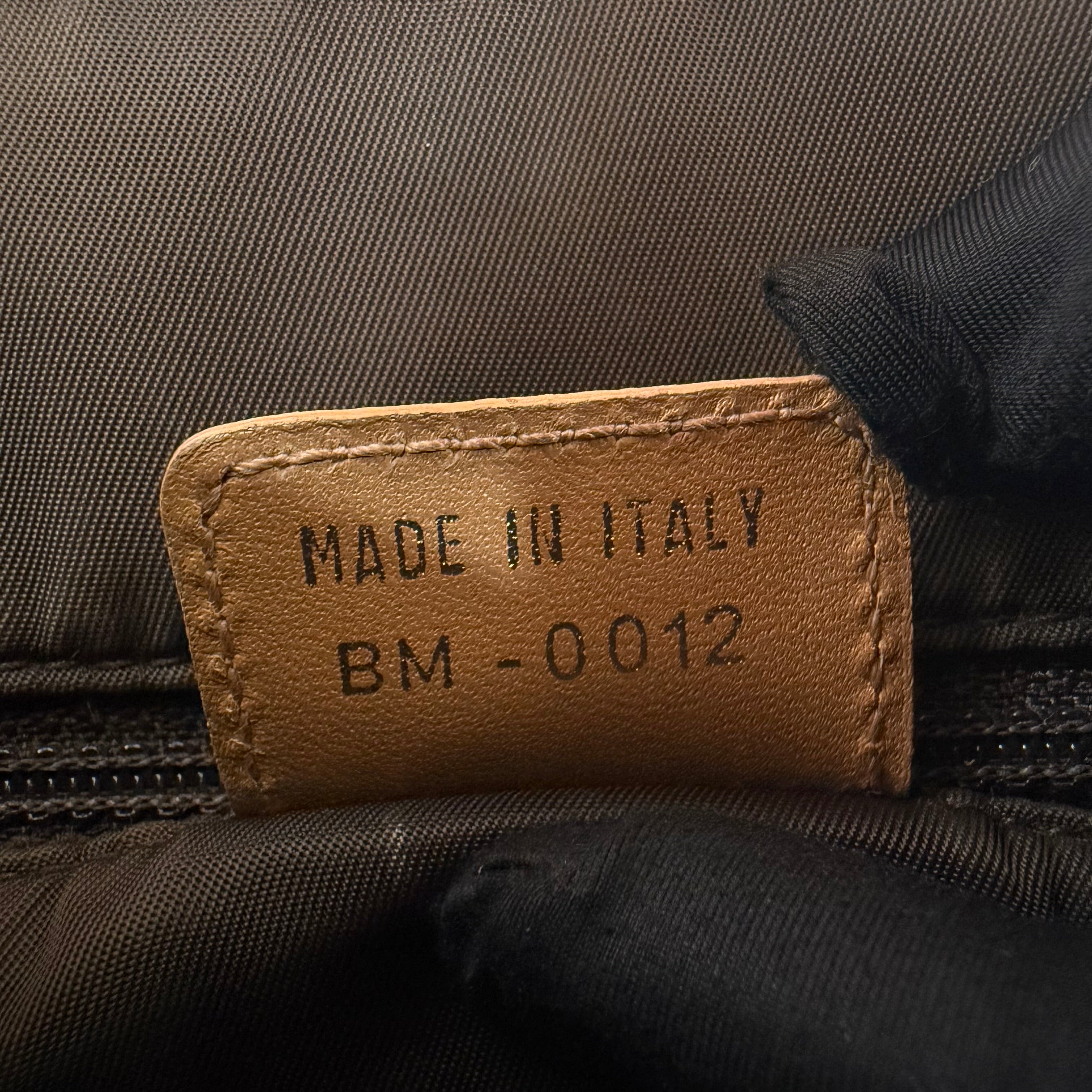 Christian Dior Trotter Brown Canvas Tote Bag