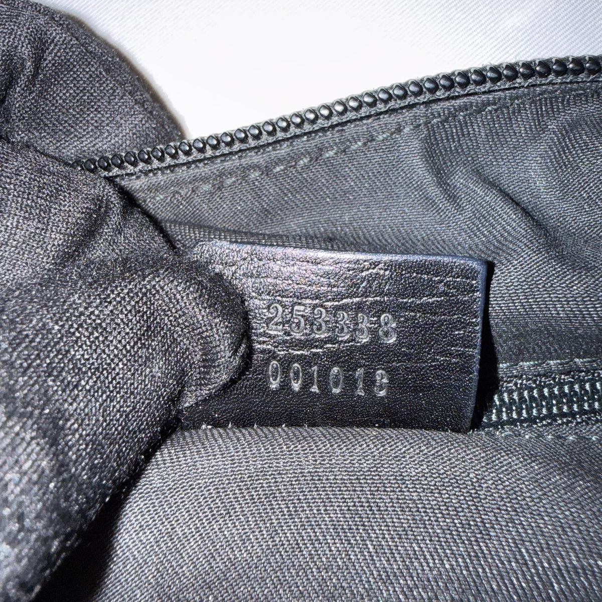 Gucci Black GG Reins Hobo Bag