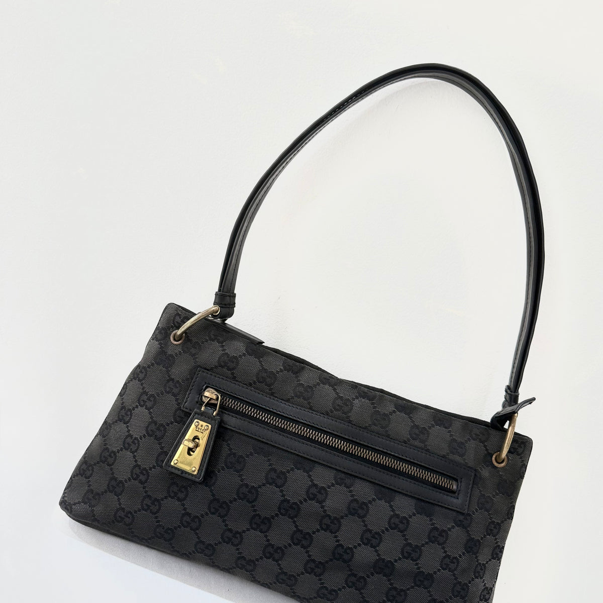 Gucci Vintage GG Canvas Ellington Shoulder Bag