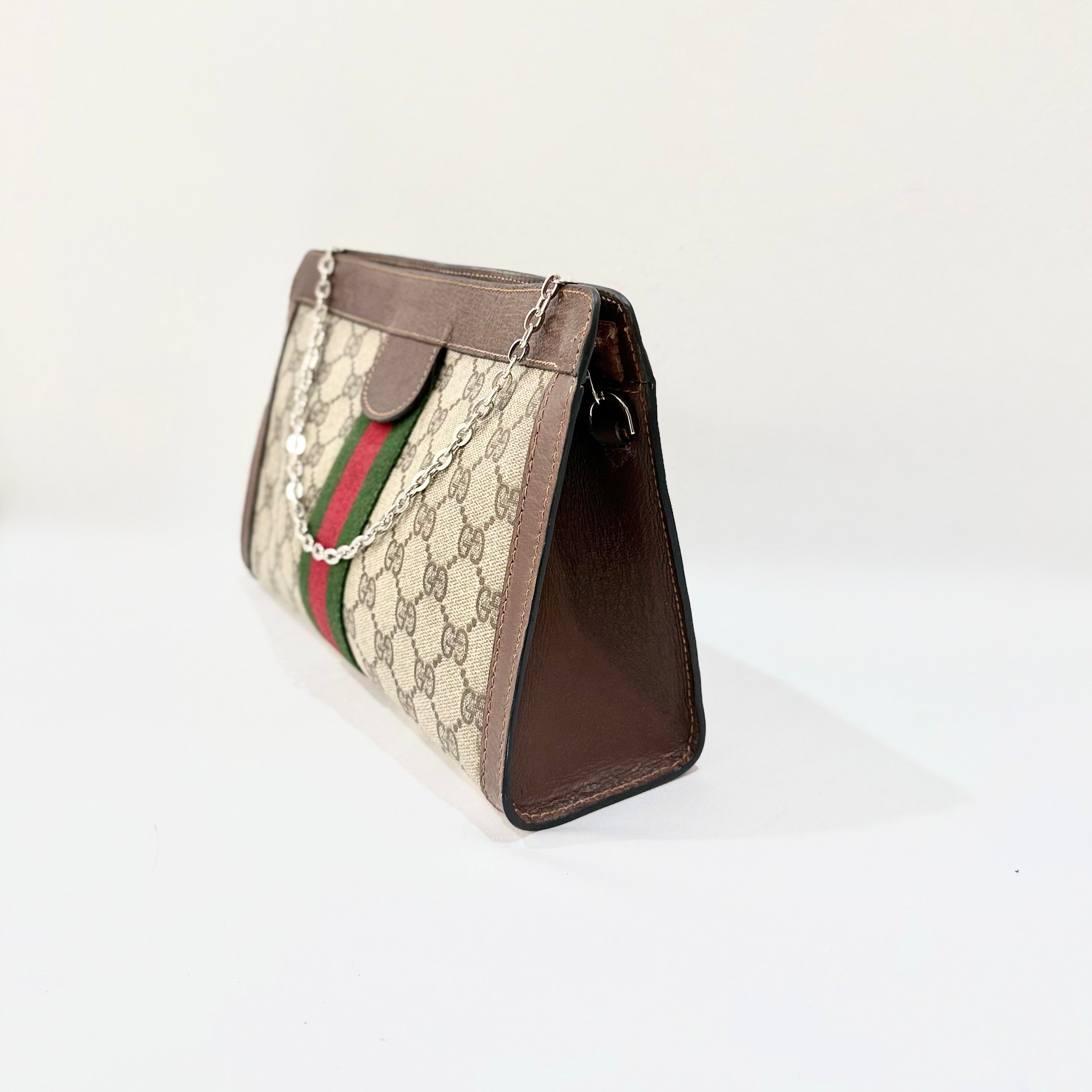 Gucci GG Supreme Monogram Web Ophidia Chain Shoulder