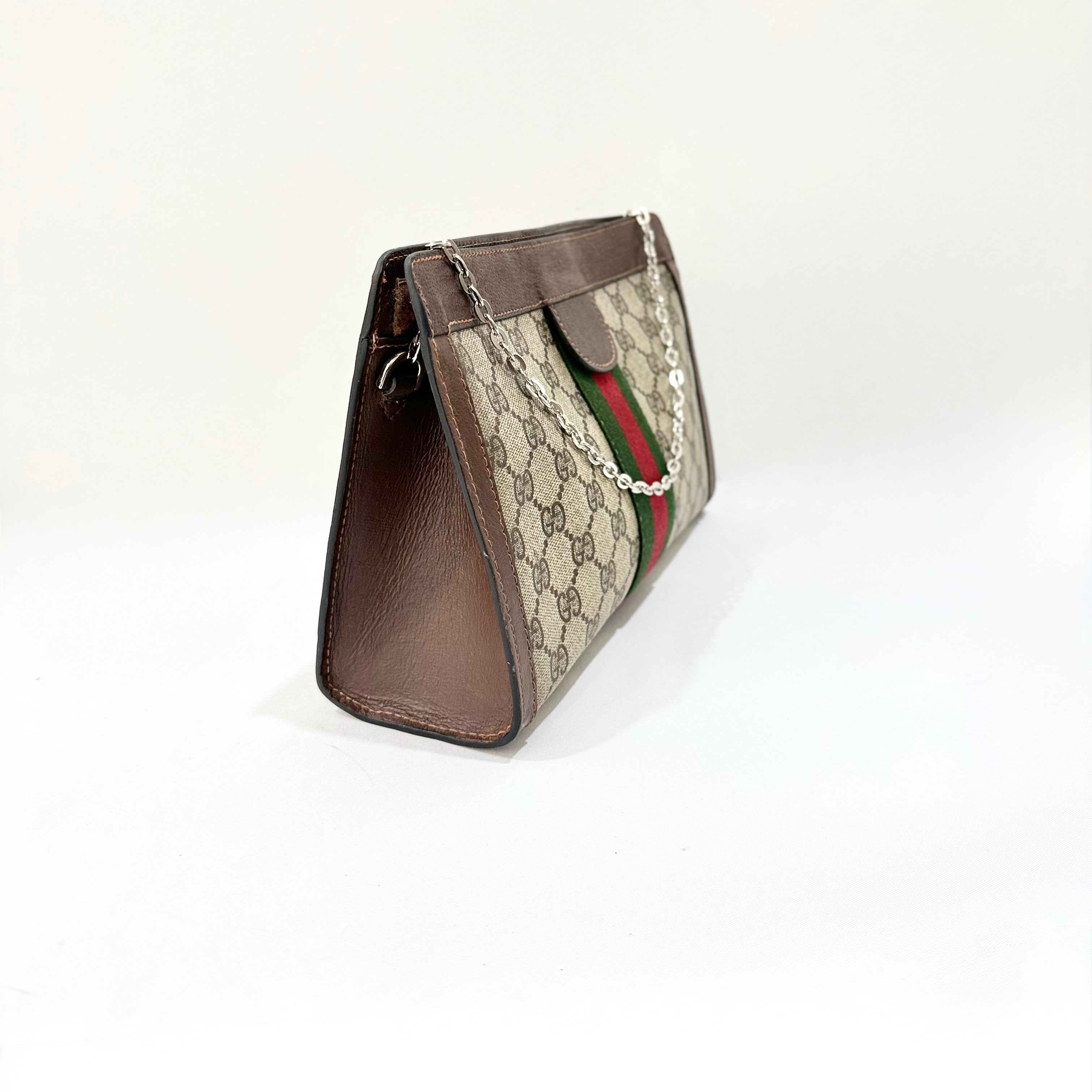 Gucci GG Supreme Monogram Web Ophidia Chain Shoulder