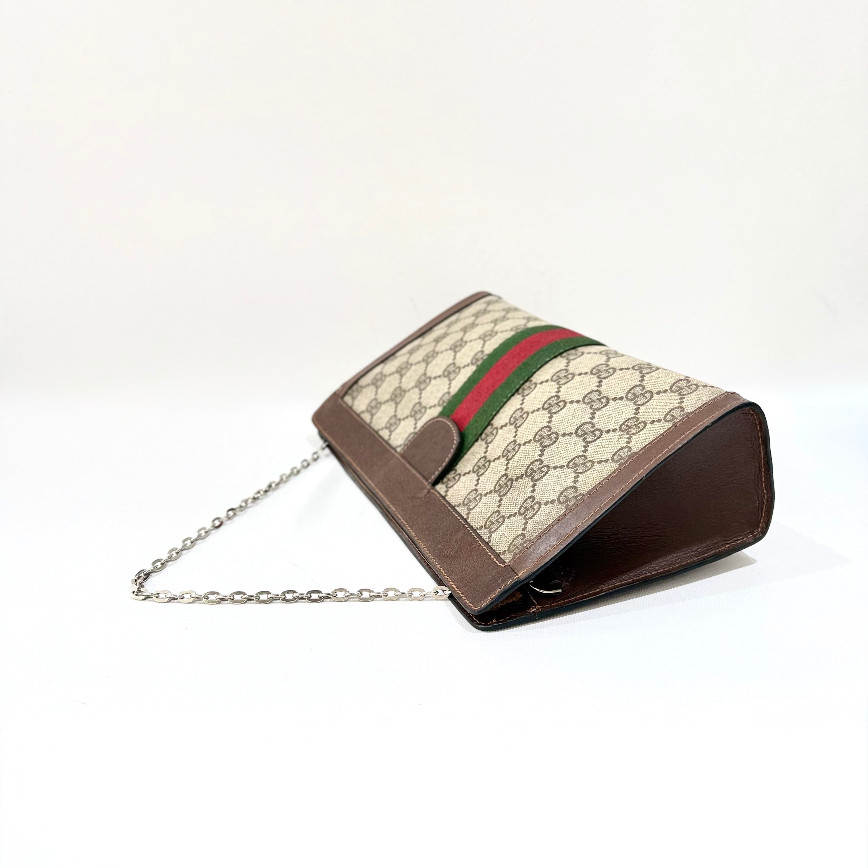 Gucci GG Supreme Monogram Web Ophidia Chain Shoulder