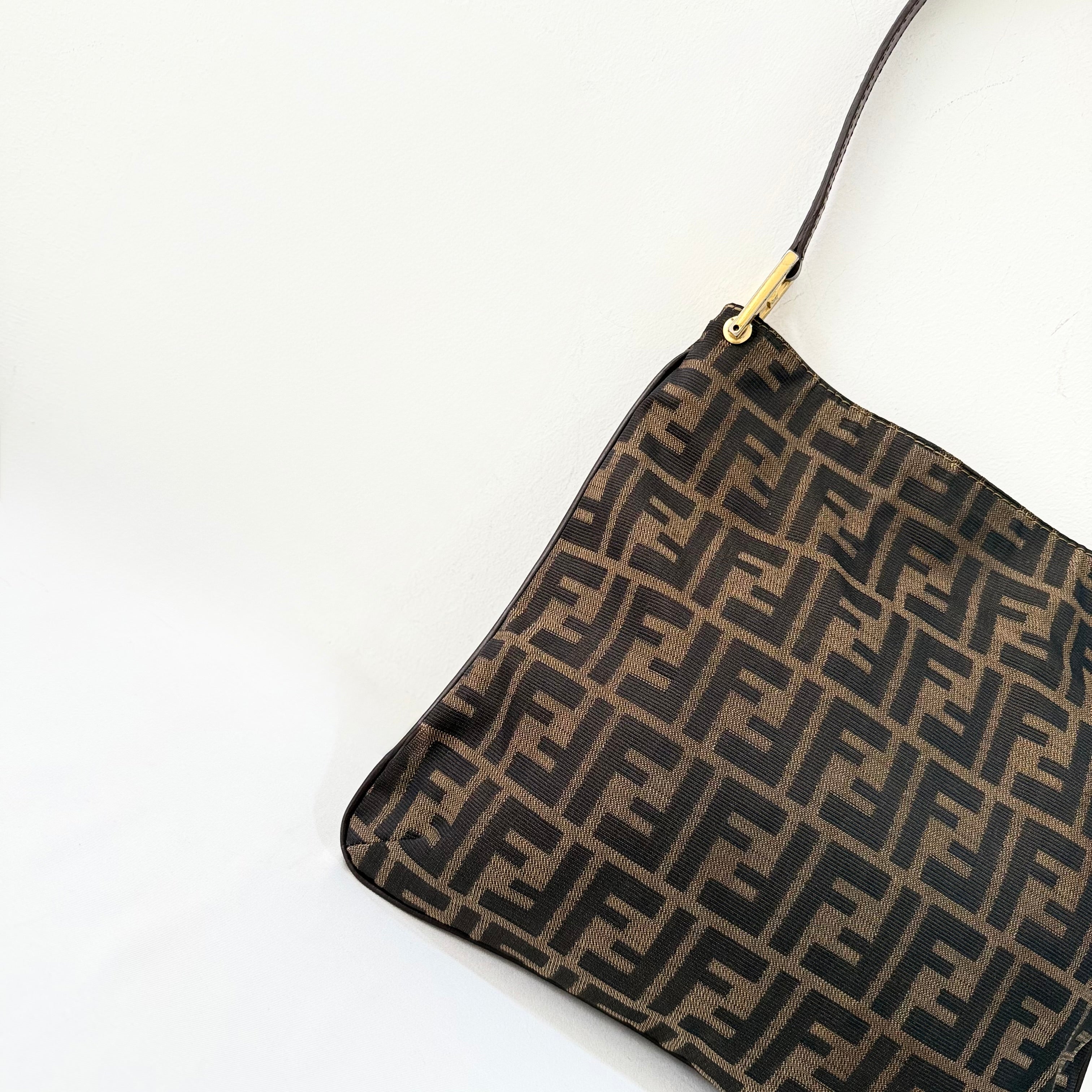 Fendi FF Zucca Canvas Shoulder Bag