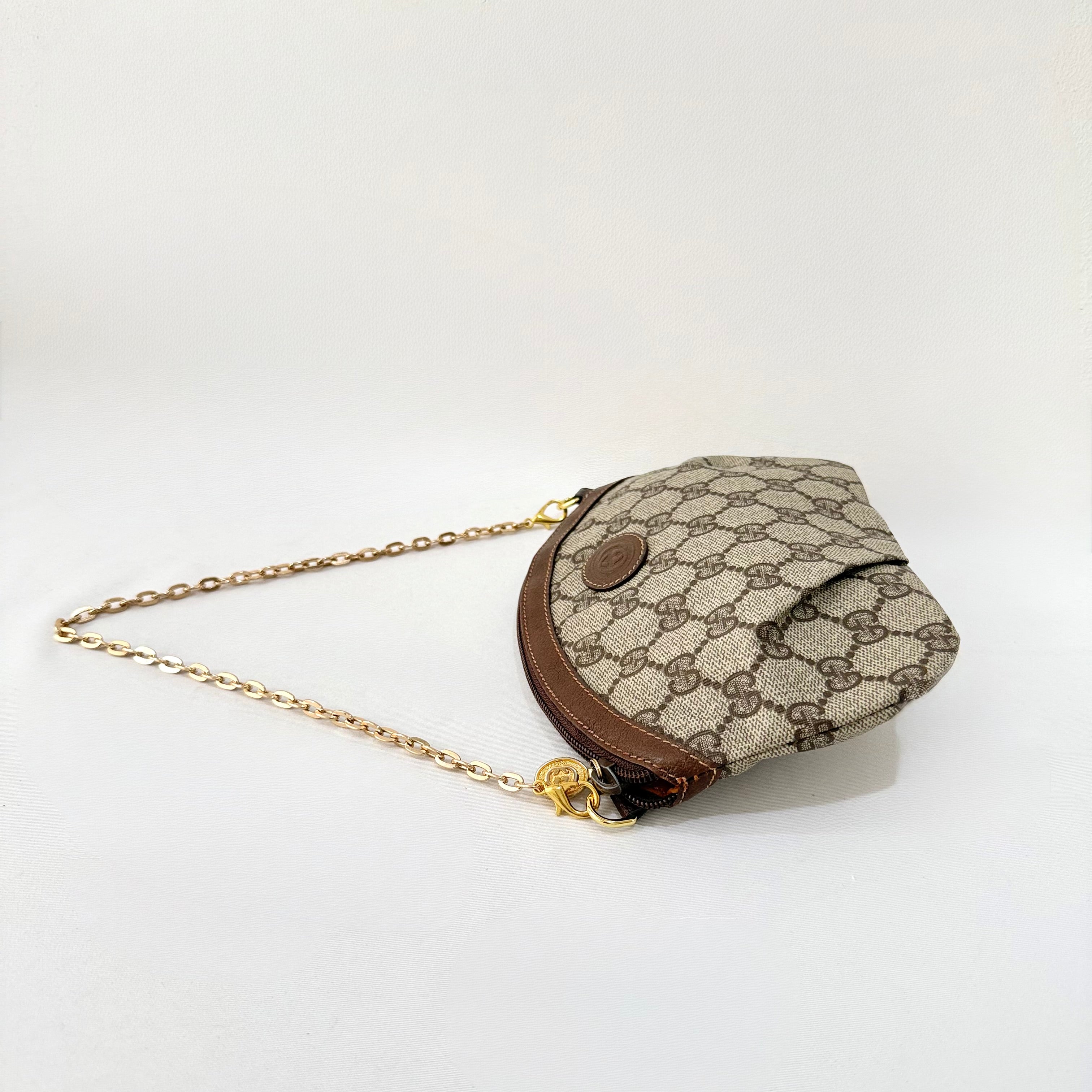 GUCCI GG Supreme Web Sherry Line Pochette