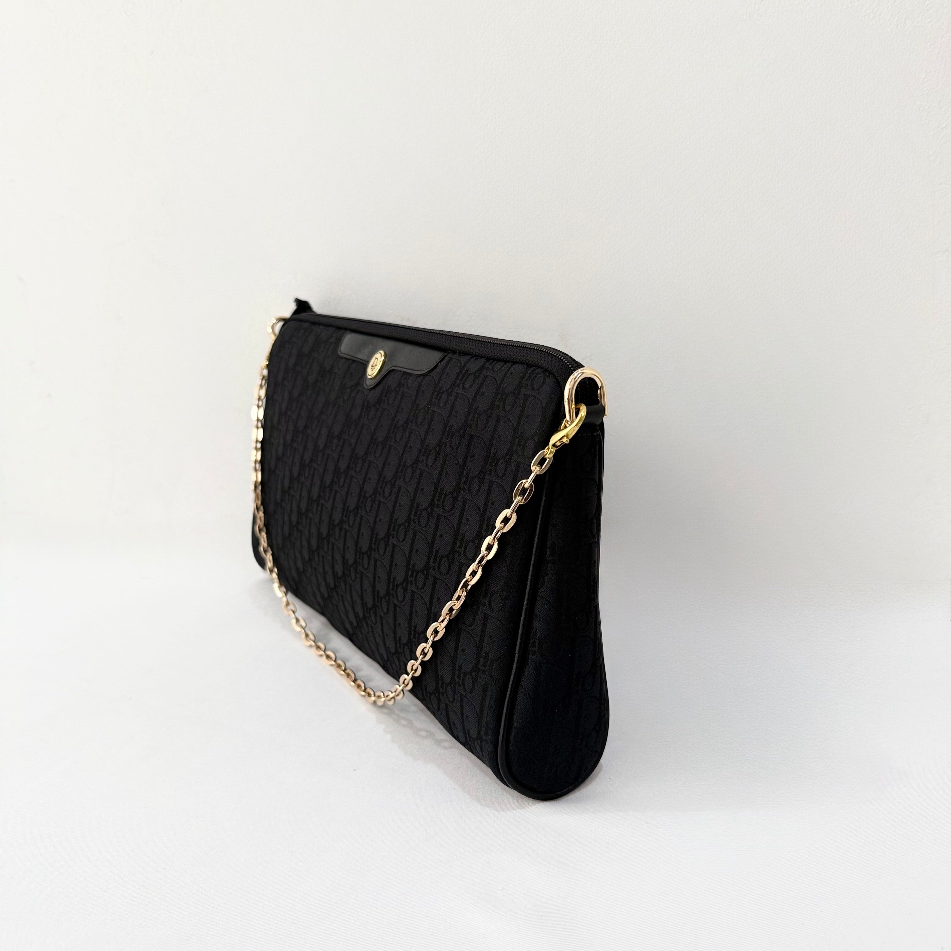 Christian Dior Trotter Monogram Clutch