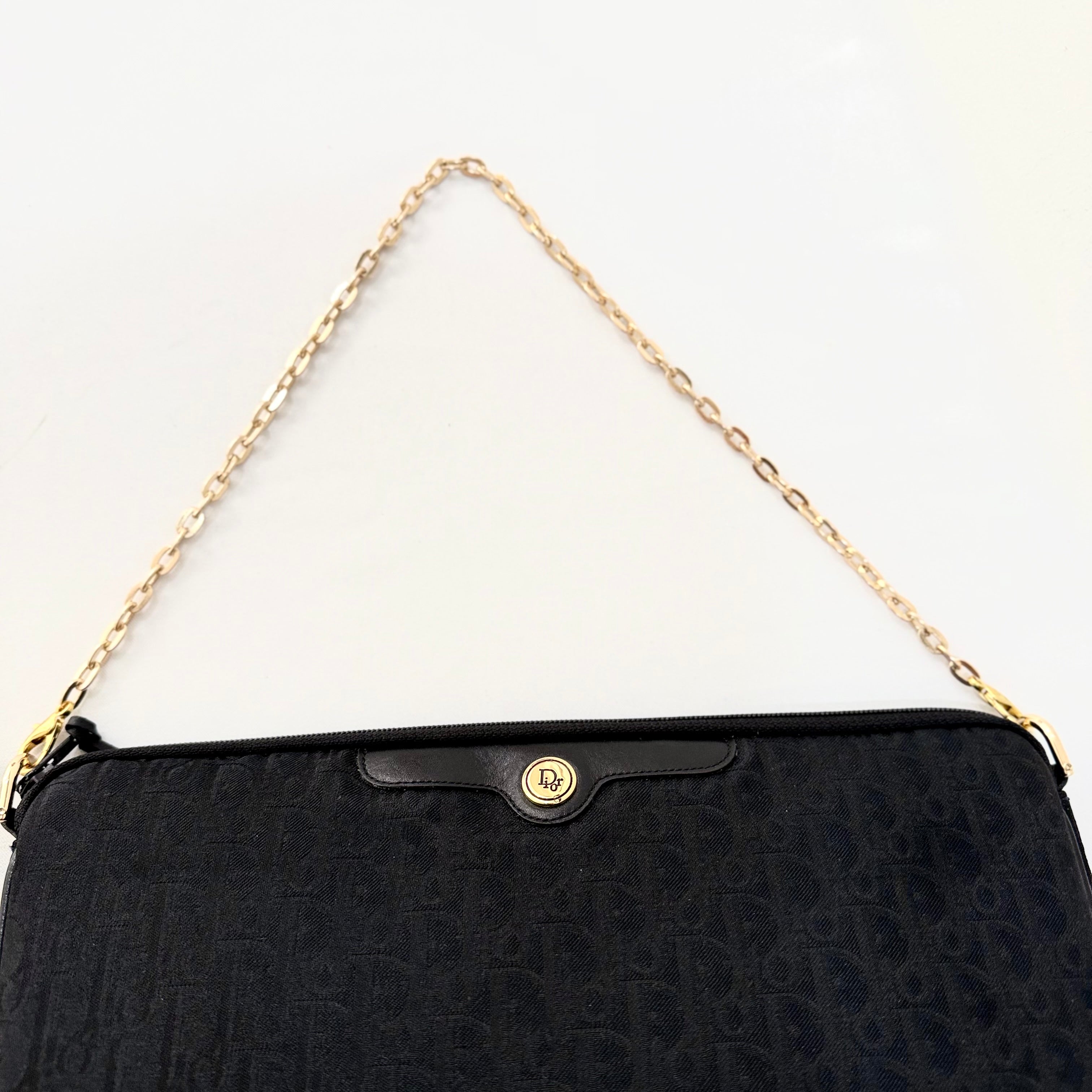 Christian Dior Trotter Monogram Clutch