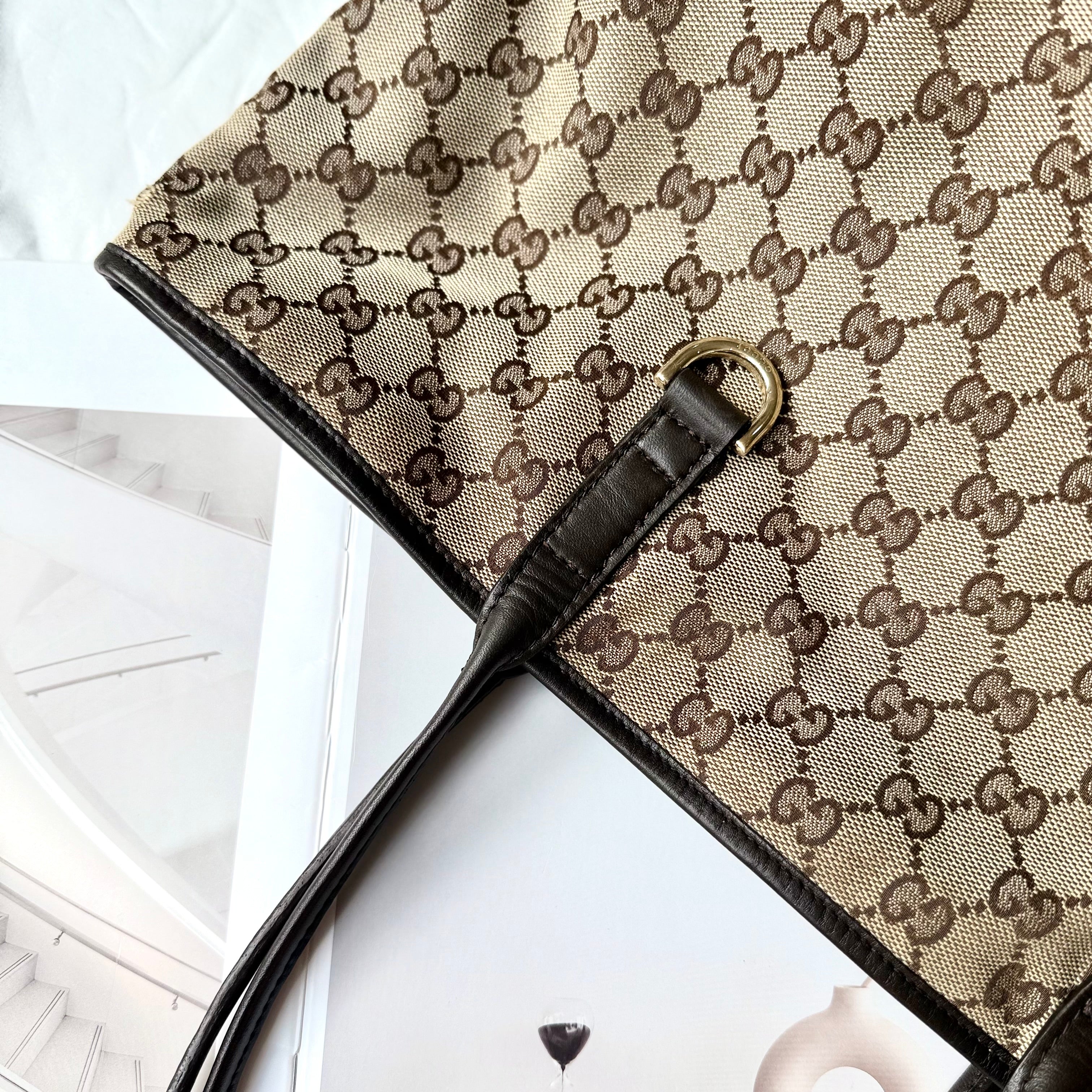 Gucci Britt Monogram Tote Bag
