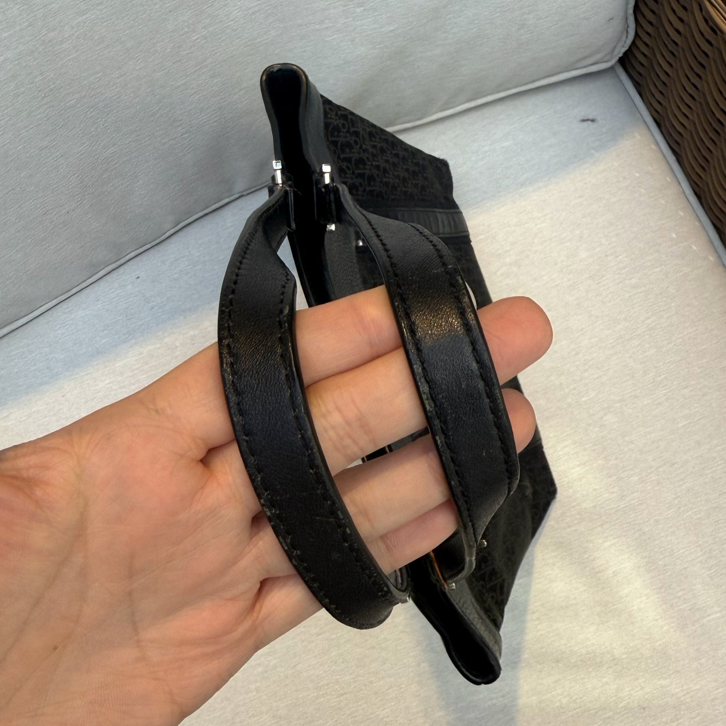 Christian Dior Diorrissimo Black Trotter Tote Bag