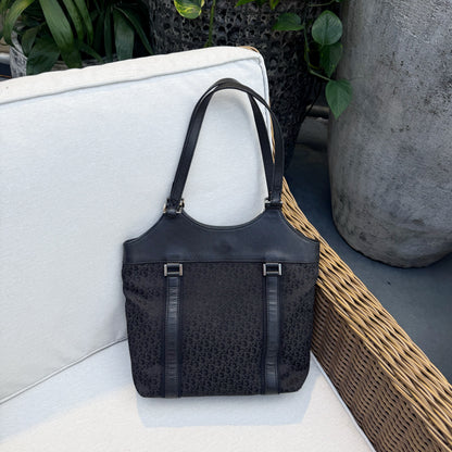 Christian Dior Diorrissimo Black Trotter Tote Bag
