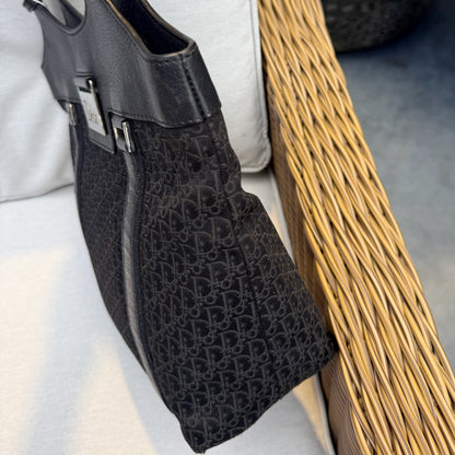 Christian Dior Diorrissimo Black Trotter Tote Bag