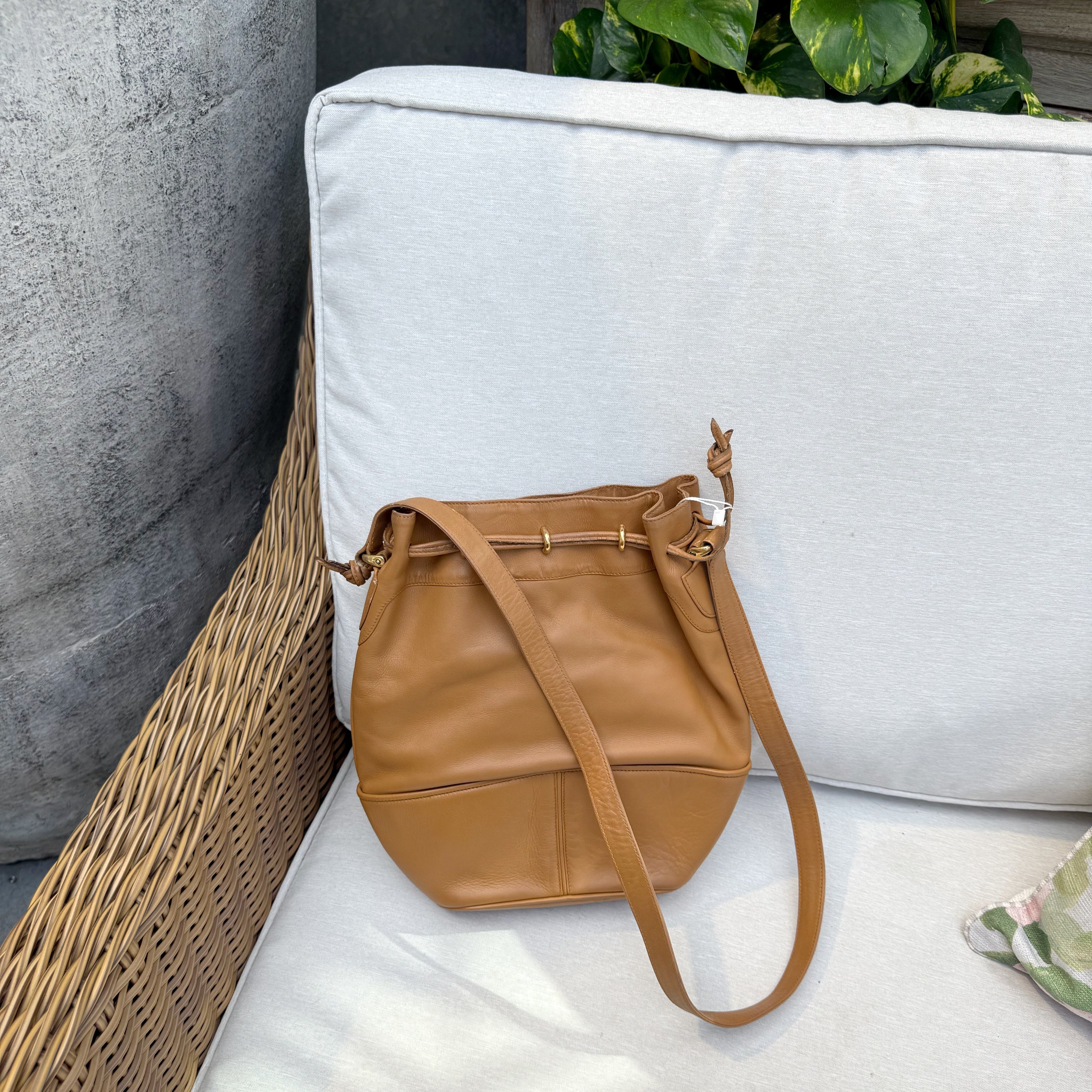Gucci Vintage Drawstring Bucket Bag