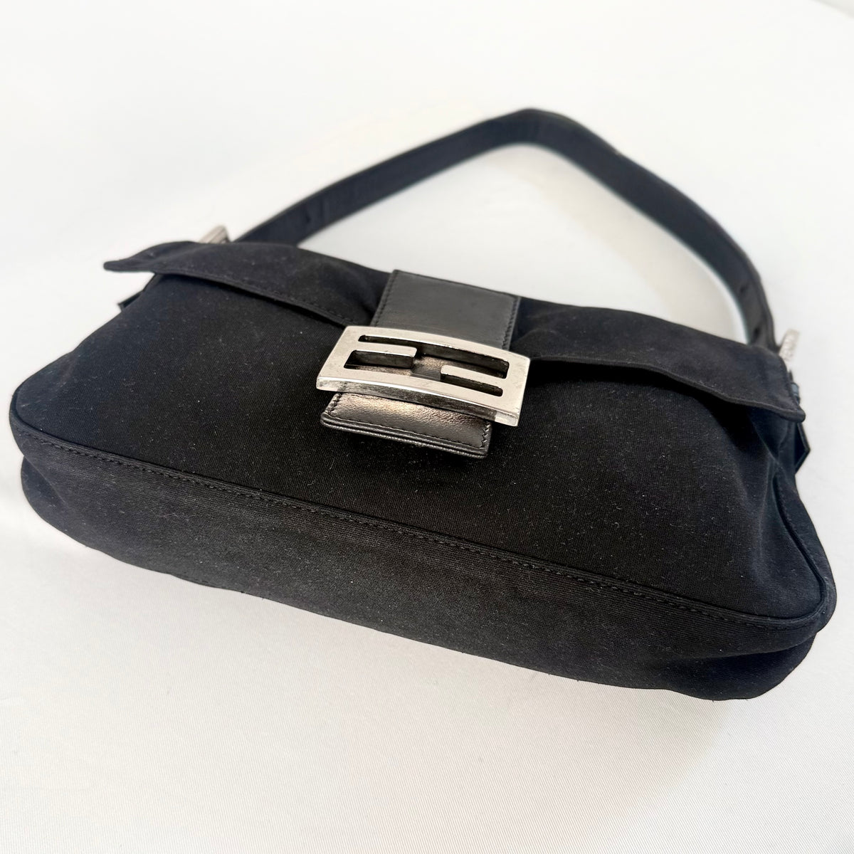 Fendi Black Baguette Bag