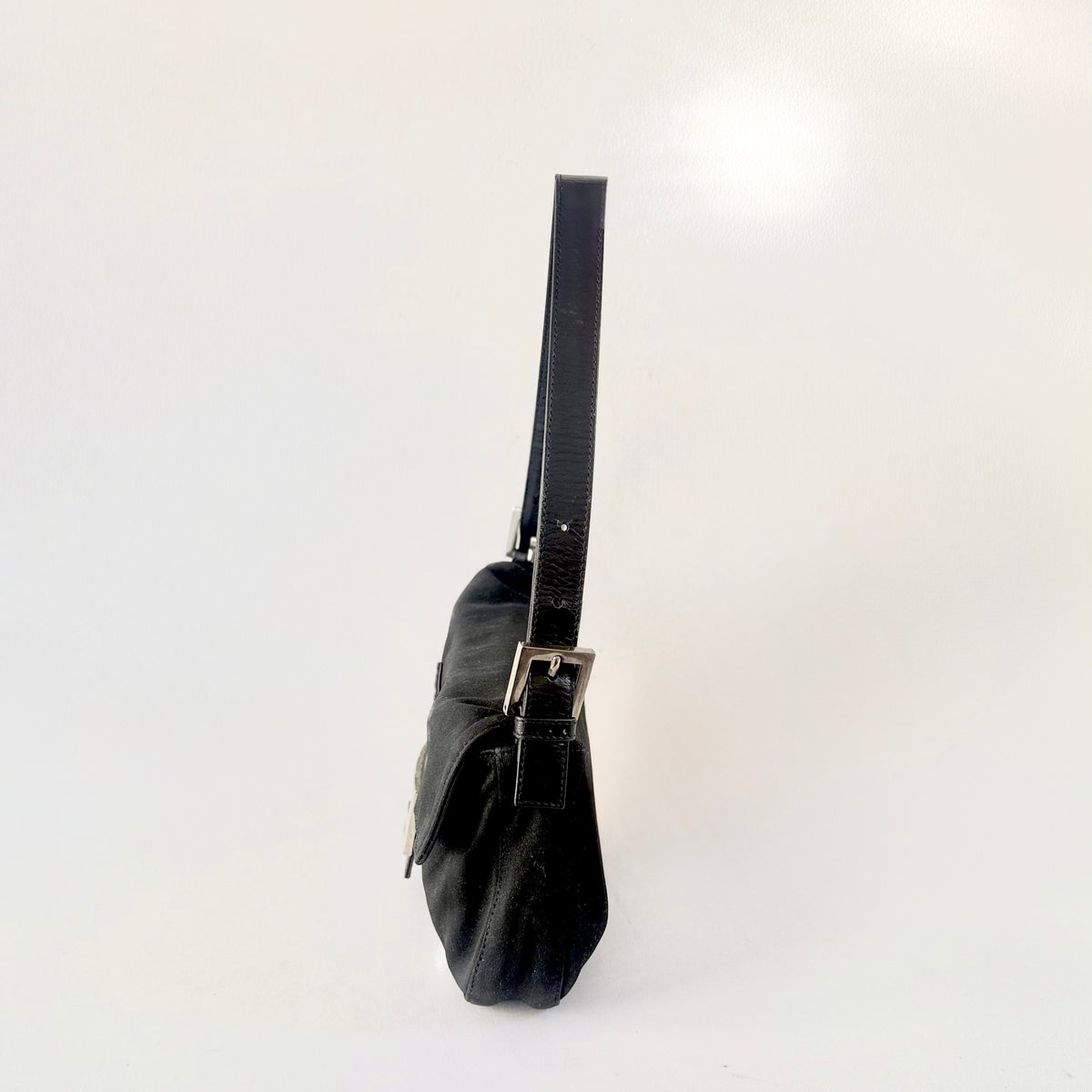 Fendi Black Baguette Bag