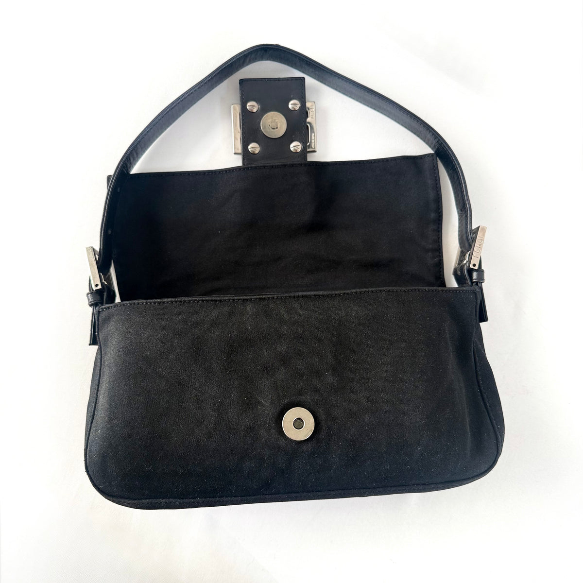 Fendi Black Baguette Bag