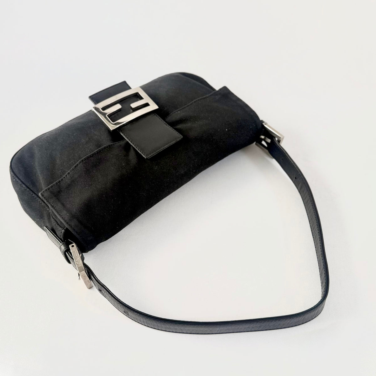 Fendi Black Baguette Bag