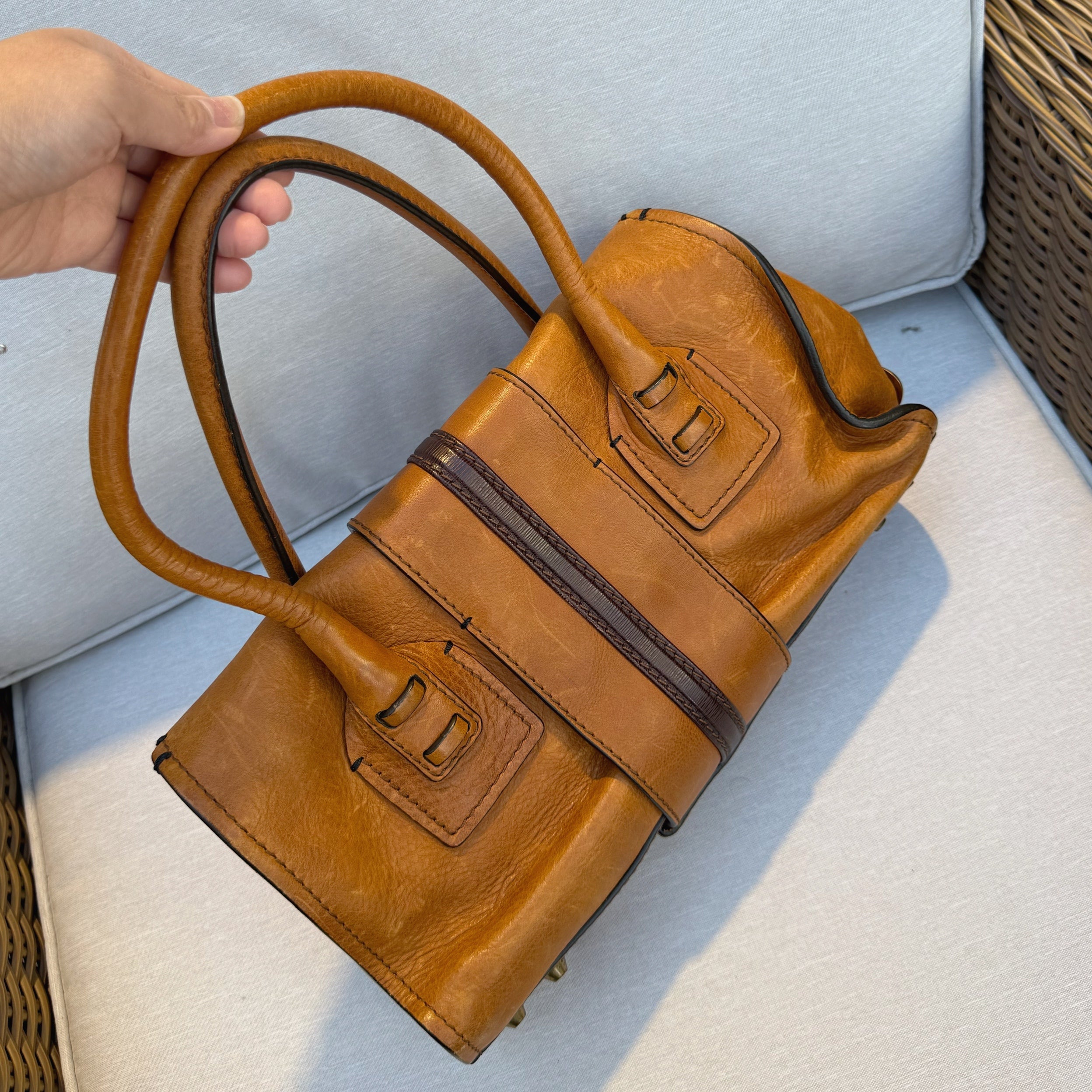 Chloe Brown Leather Bag