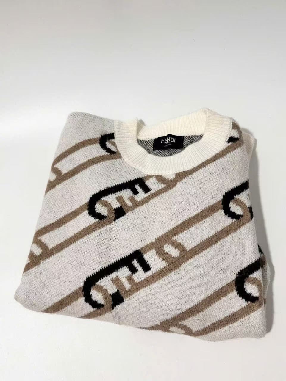 FENDI Sweaters Beige