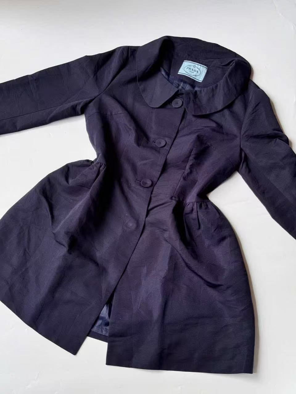 PRADA Trench Coats Navy