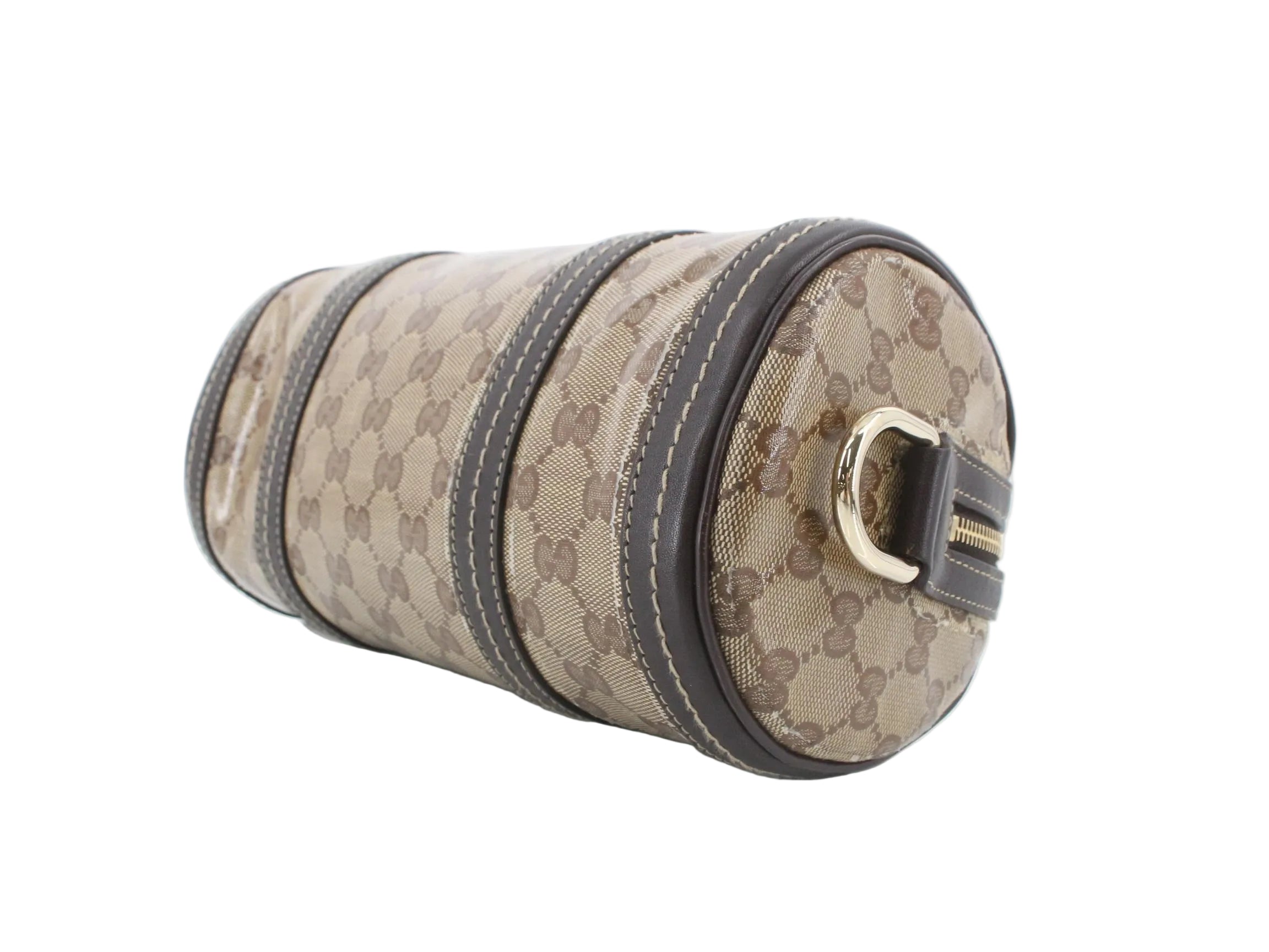 Gucci Monogram Crystal Duchessa Boston Bag