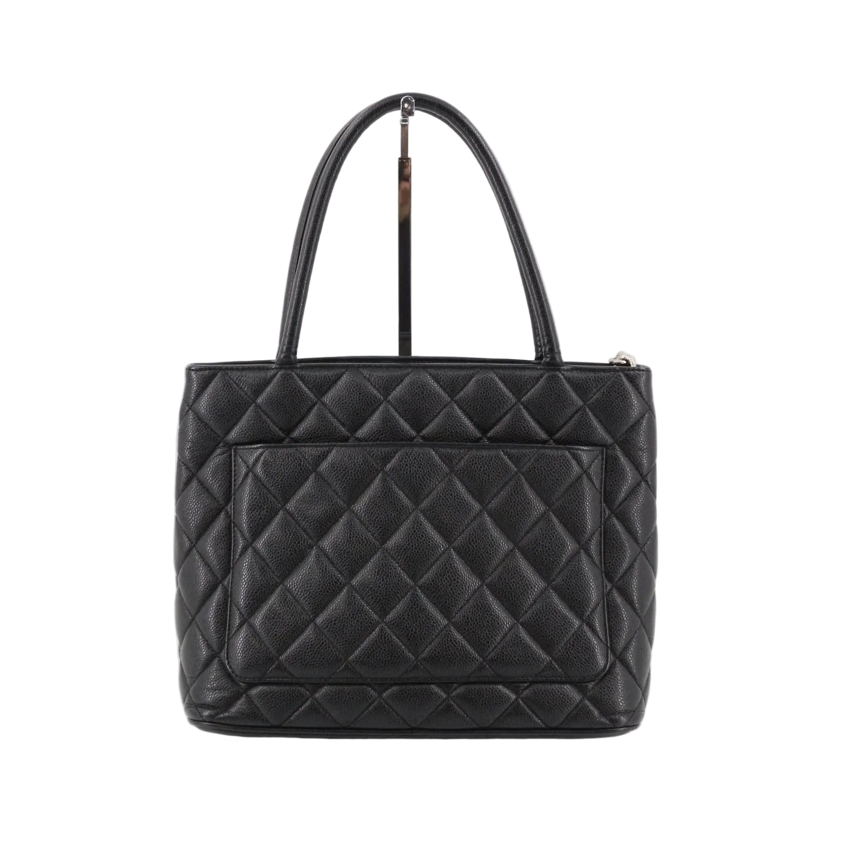 Chanel Caviar Medallion Tote Black