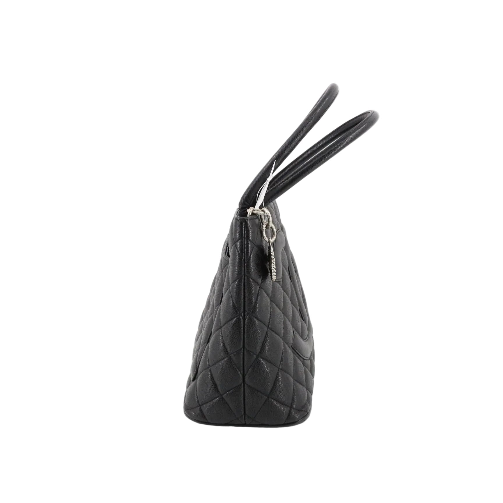 Chanel Caviar Medallion Tote Black