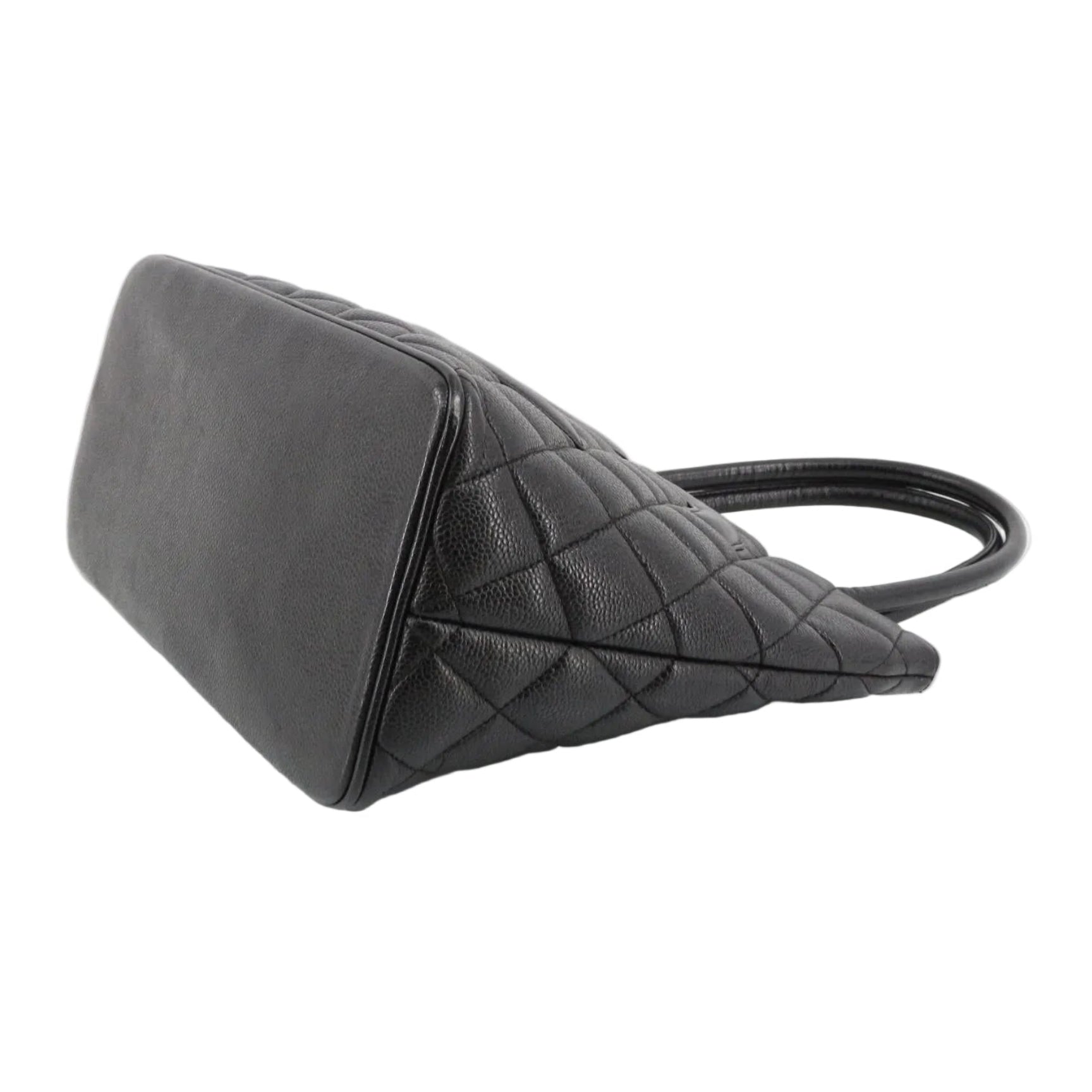 Chanel Caviar Medallion Tote Black