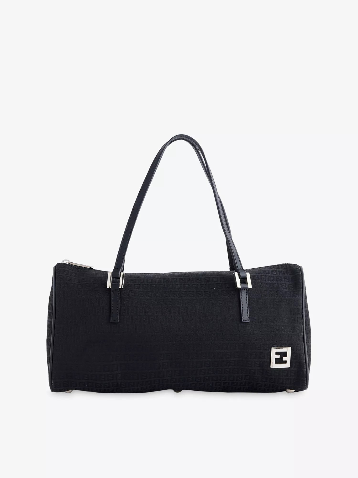 Fendi Micro Bauletto Canvas Top Handle Bag