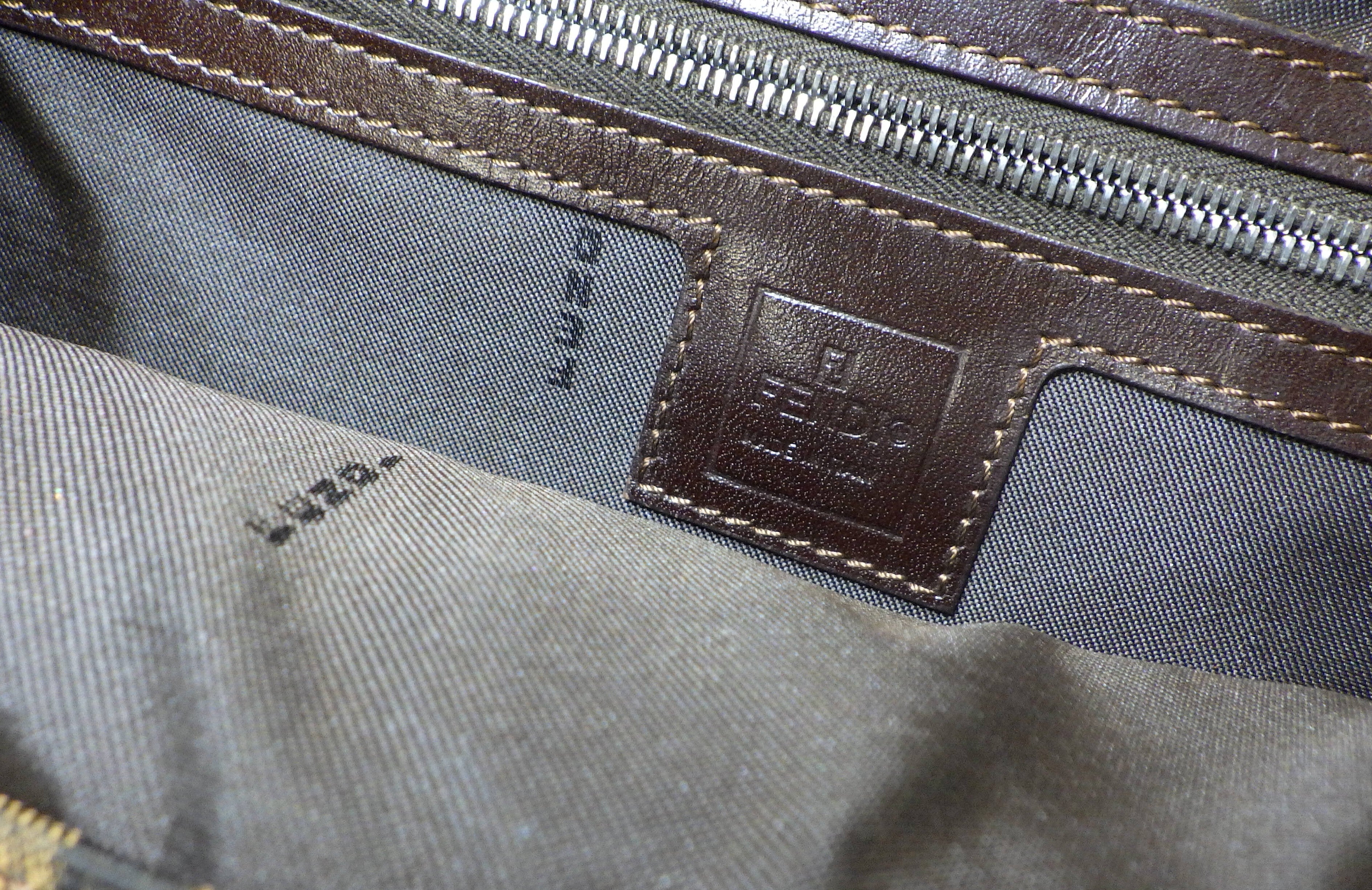 Fendi FF Monogram Baguette Tote Bag