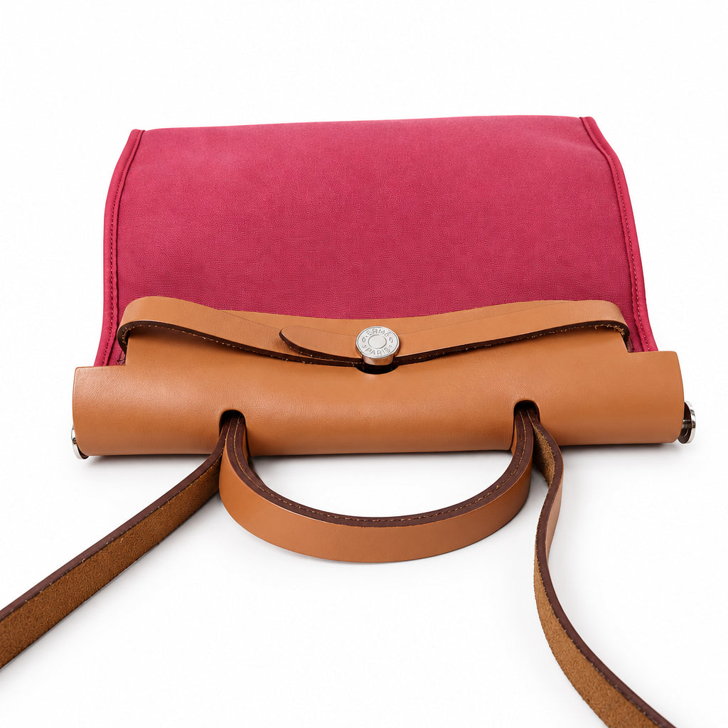 Hermes Herbag 31 Plum Red