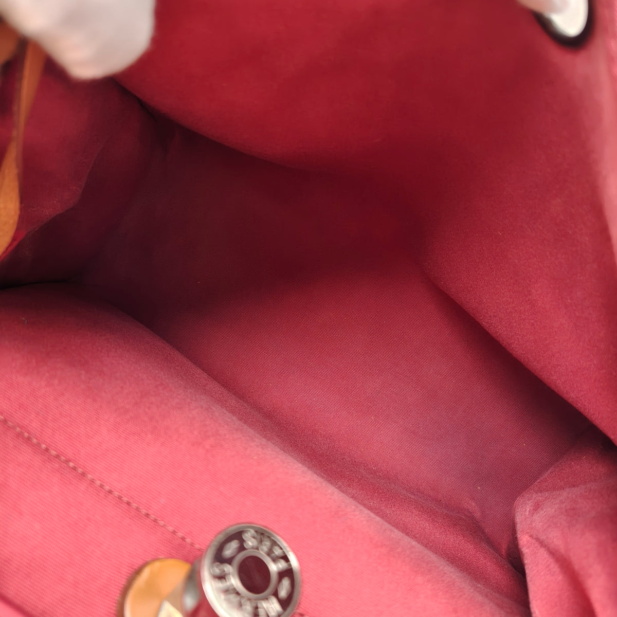 Hermes Herbag 31 Plum Red