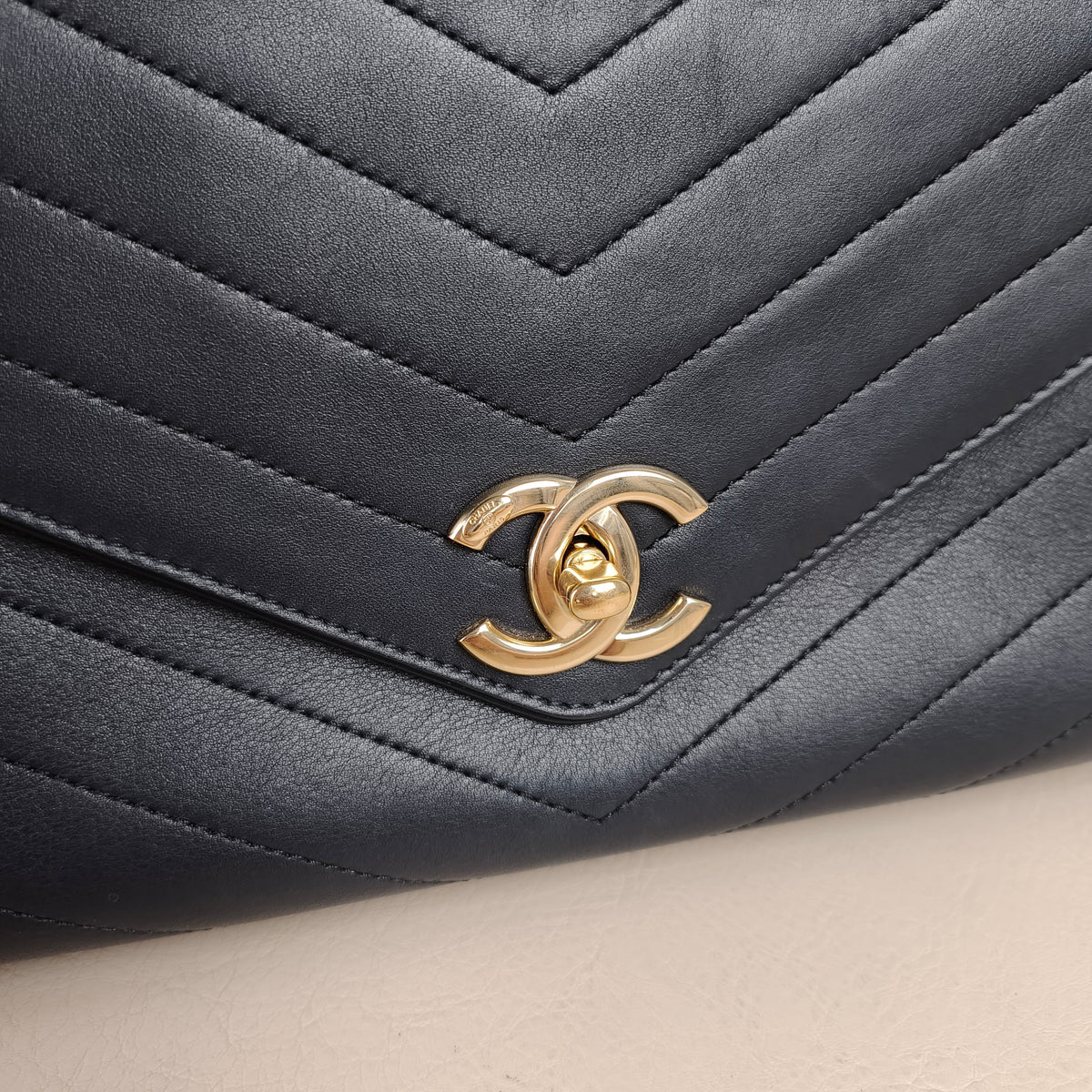 Chanel Coco Chevron Flap Bag