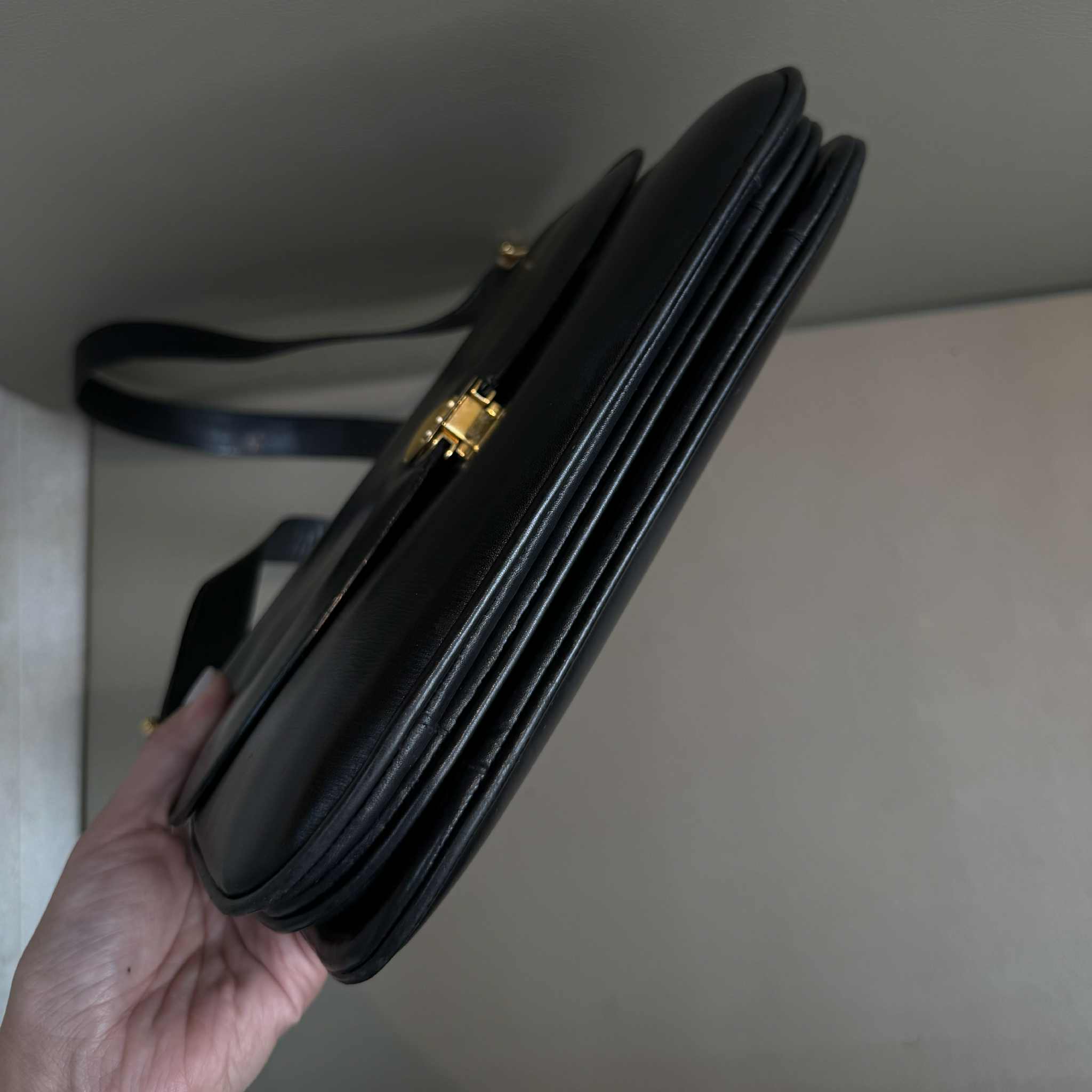 Celine Vintage Box Bag Black