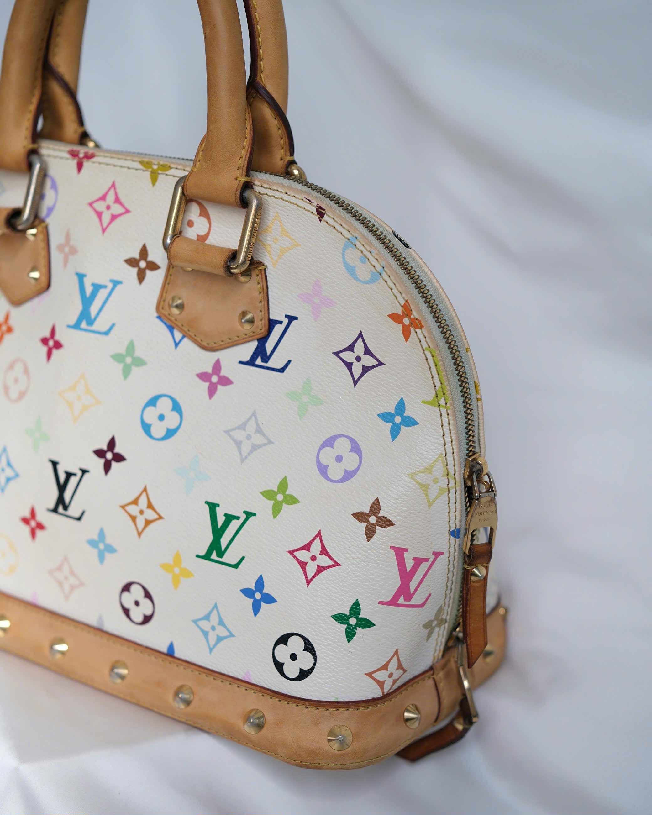Louis Vuitton Takashi Murakami Multicolour Alma