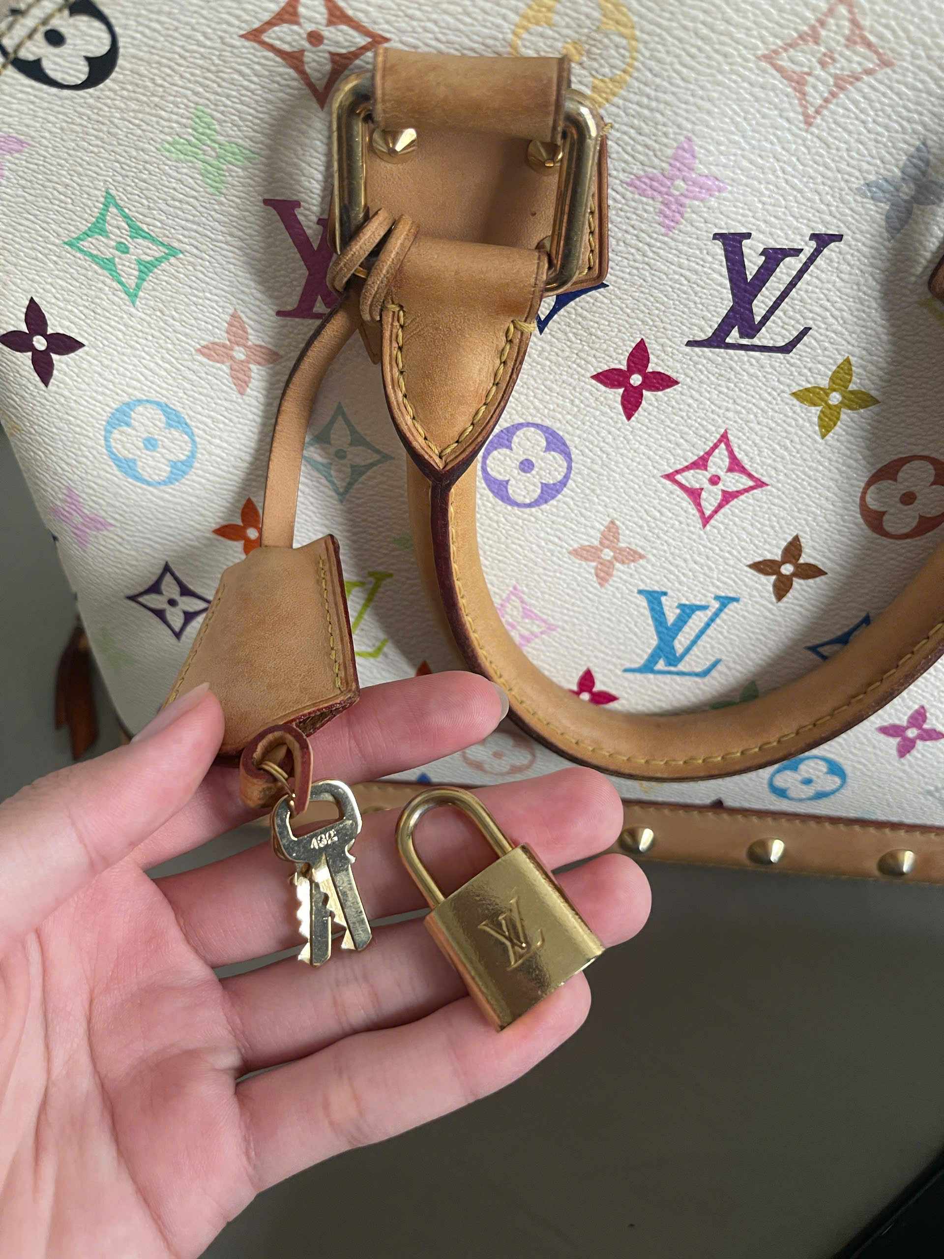 Louis Vuitton Takashi Murakami Multicolour Alma