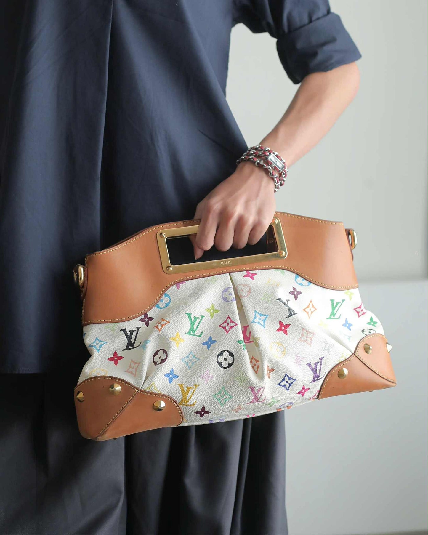 Louis Vuitton Judy Multicolore Monogram Canvas Bag