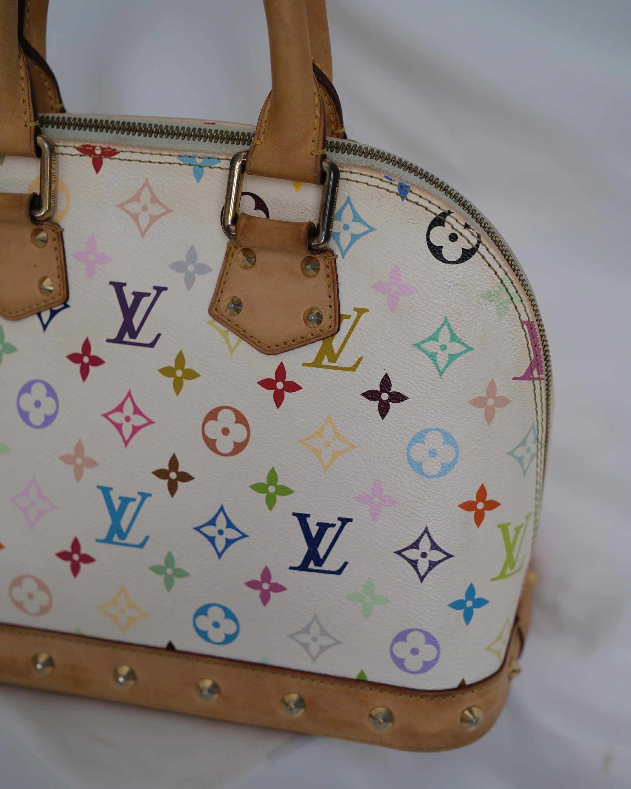 Louis Vuitton Takashi Murakami Multicolour Alma