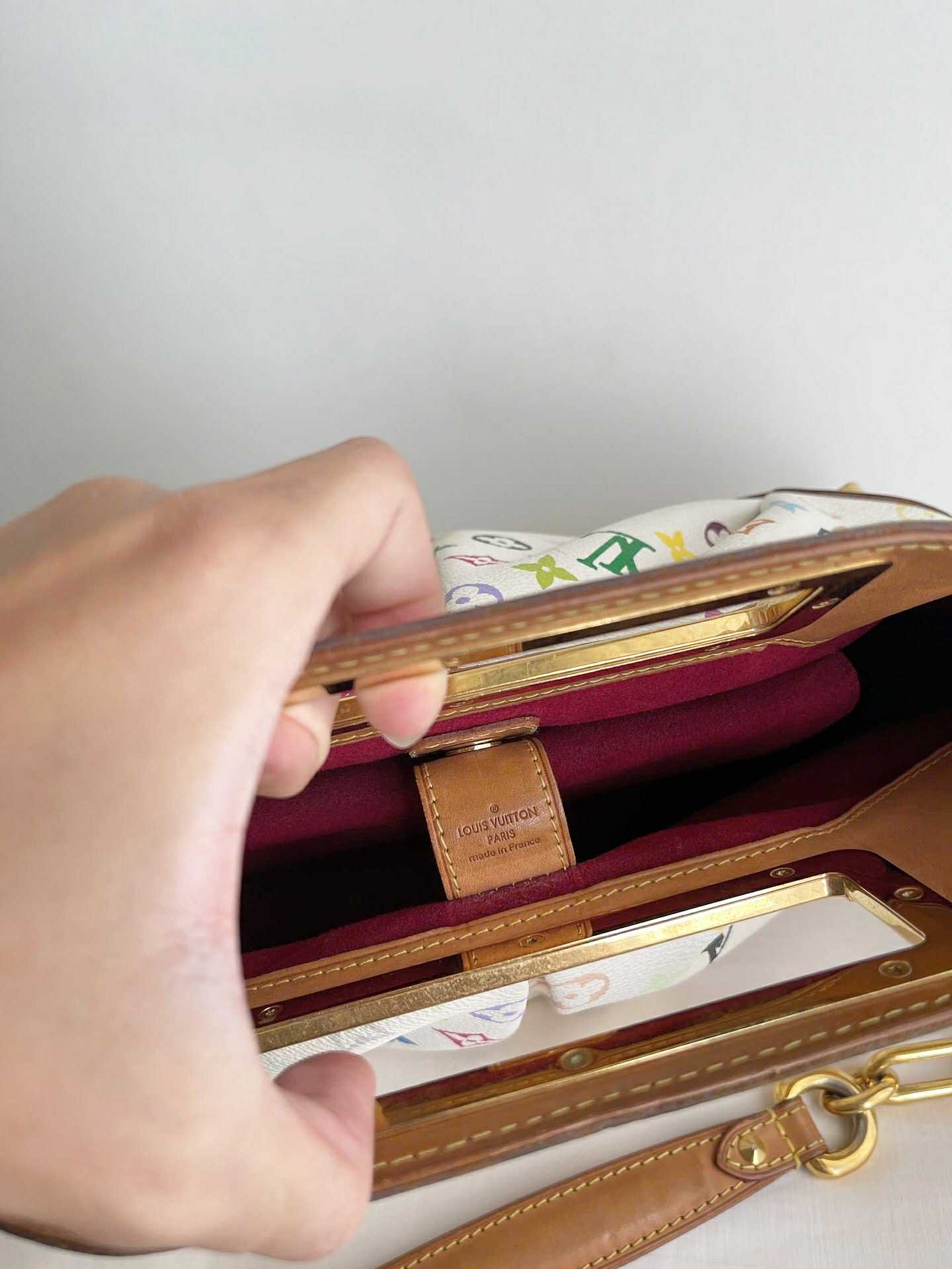 Louis Vuitton Judy Multicolore Monogram Canvas Bag