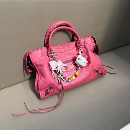 Balenciaga City Pink Leather Handbag