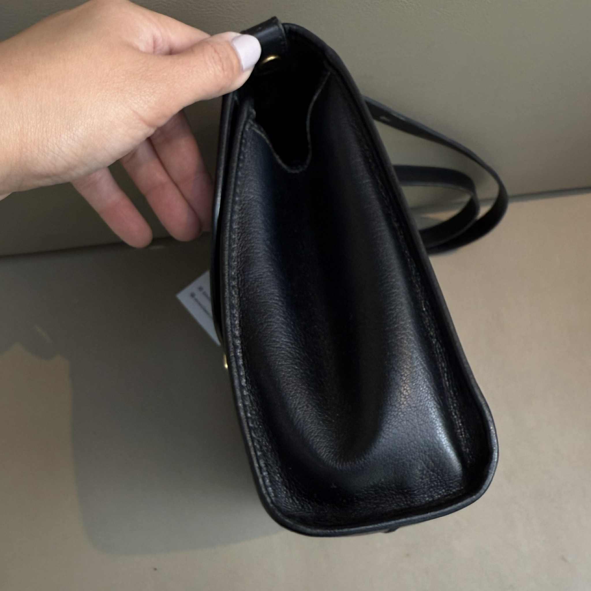 Christian Dior Leather Flap Shoulder Bag
