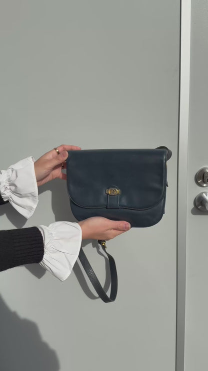 GUCCI Vintage Crossbody Bag Leather
