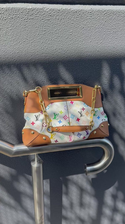 Louis Vuitton Judy Multicolore Monogram Canvas Bag
