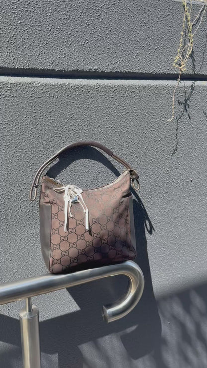 Gucci Tom Ford Slim Horsebit Brown Shoulder Bag