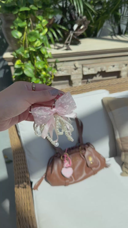 Cute Bow Bag Charm