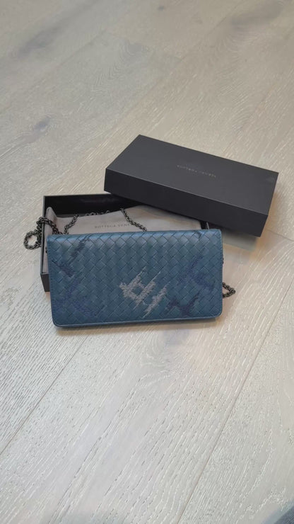 Bottega Veneta Nappa Intrecciato Continental Wallet on Chain