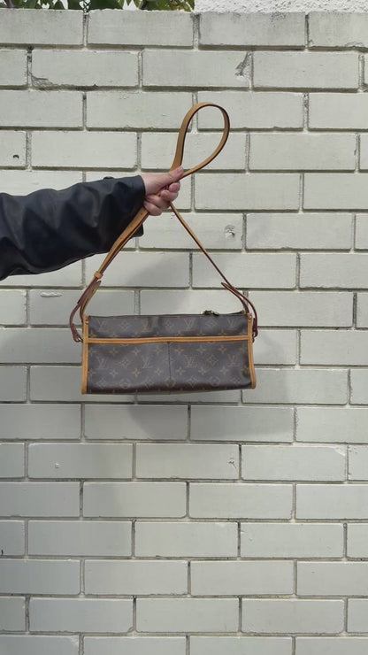 Louis Vuitton Vintage Popincourt Monogram Leather Crossbody