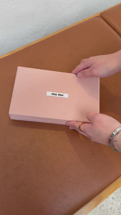 Miu Miu Leather Long Wallet