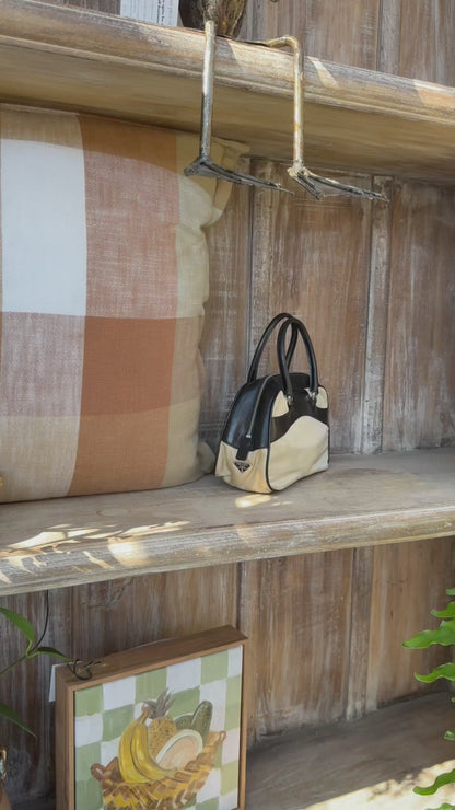 Prada Vintage Nylon Hand Bowling Bag